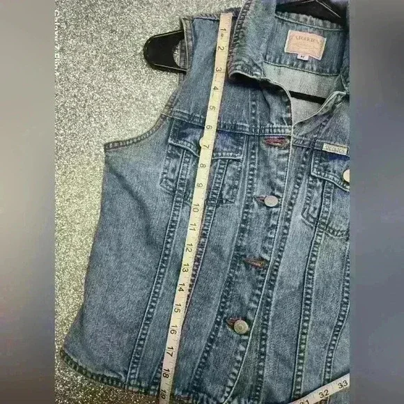 1990S Stockton jean vest size med - Picture 5 of 5